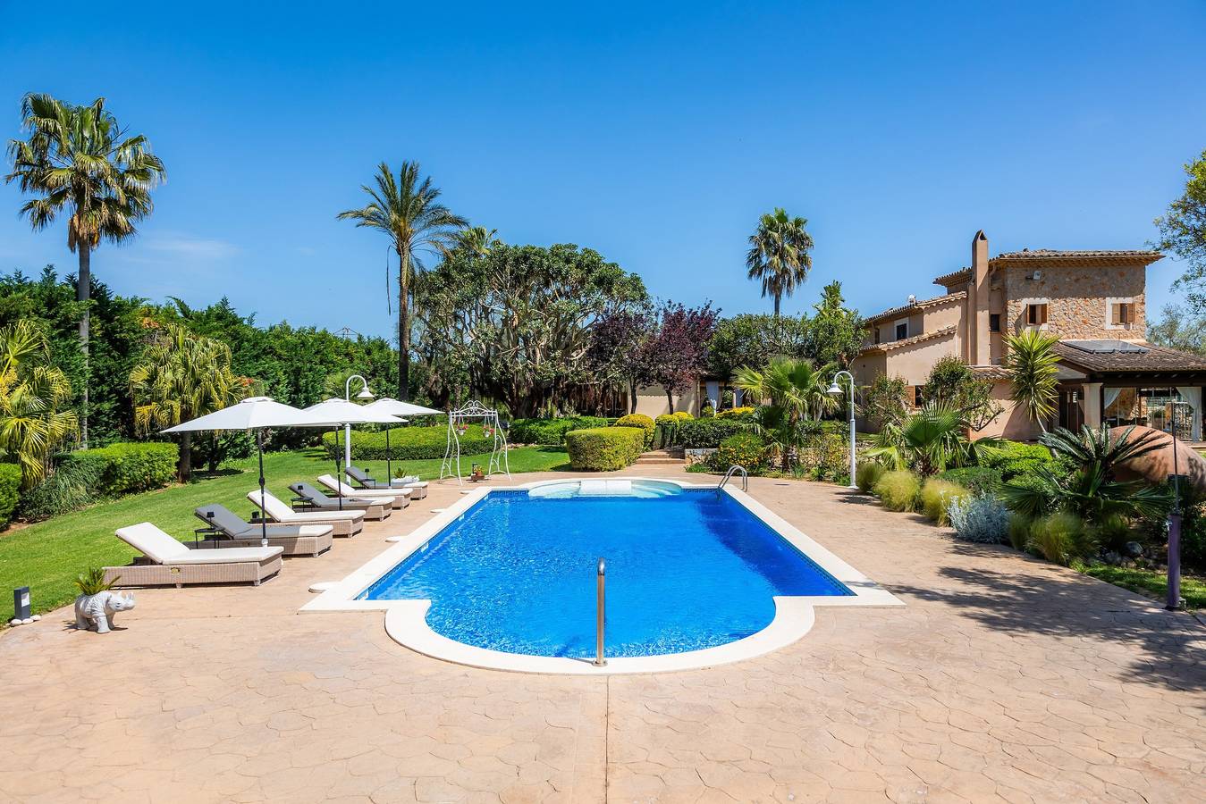 Luxusvilla auf Mallorca mit privatem Spa, Pool und Garten – Inca / Búger in Puig de Santa Magdalena, Inca