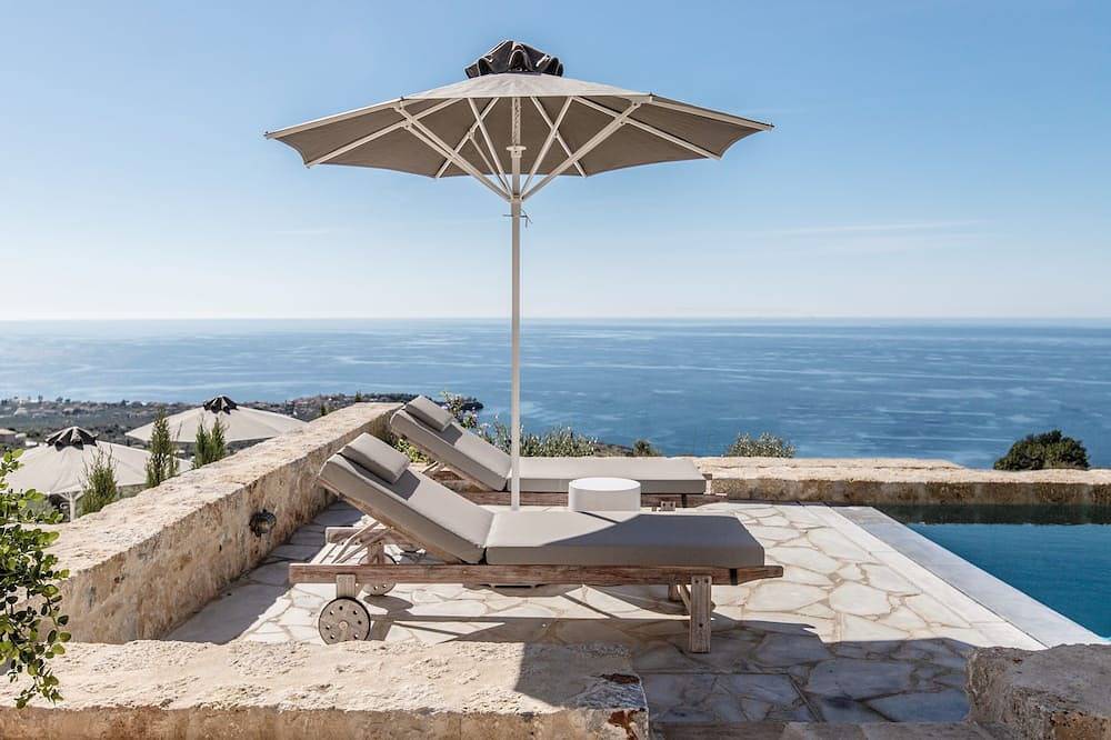 2 Bedroom Sea View Villa with Private Pool | Amani Living in Stoupa, Mani Peninsula