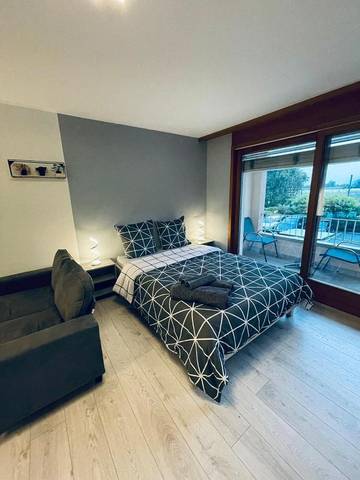 Gîte pour 2 personnes, avec balcon et vue, animaux acceptés à Saillon