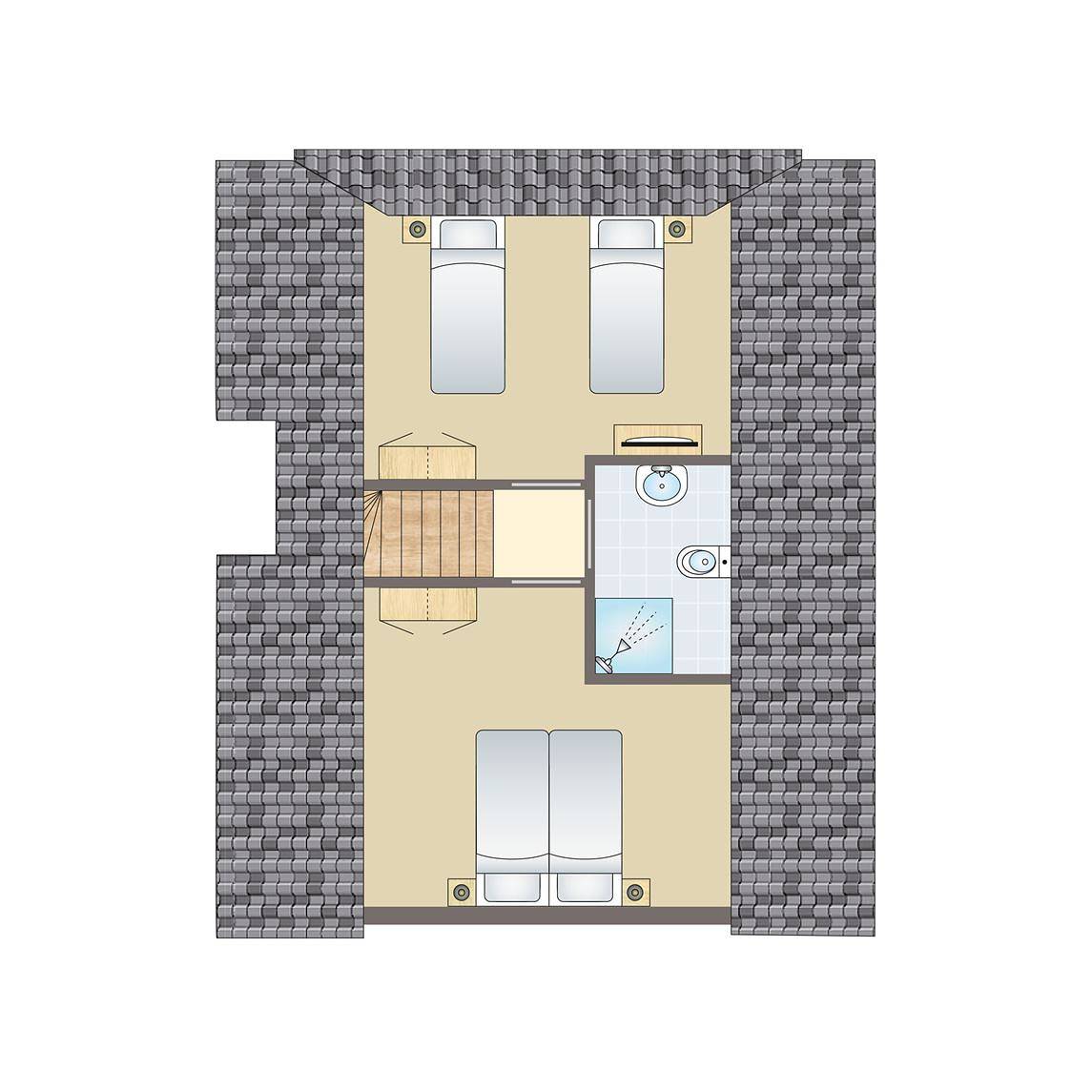 Bungalow für 4 Personen mit Terrasse in Drenthe