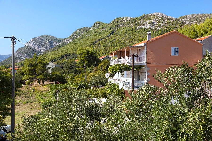 Ganze Wohnung, Studio Appartement mit Terrasse und Meerblick Zuljana, Peljesac As-254-a in Žuljana, Dubrovnik-Neretva