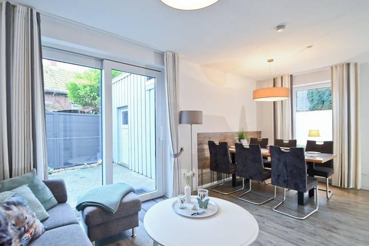 Ferienhaus für 7 Personen, mit Terrasse und Garten auf Borkum