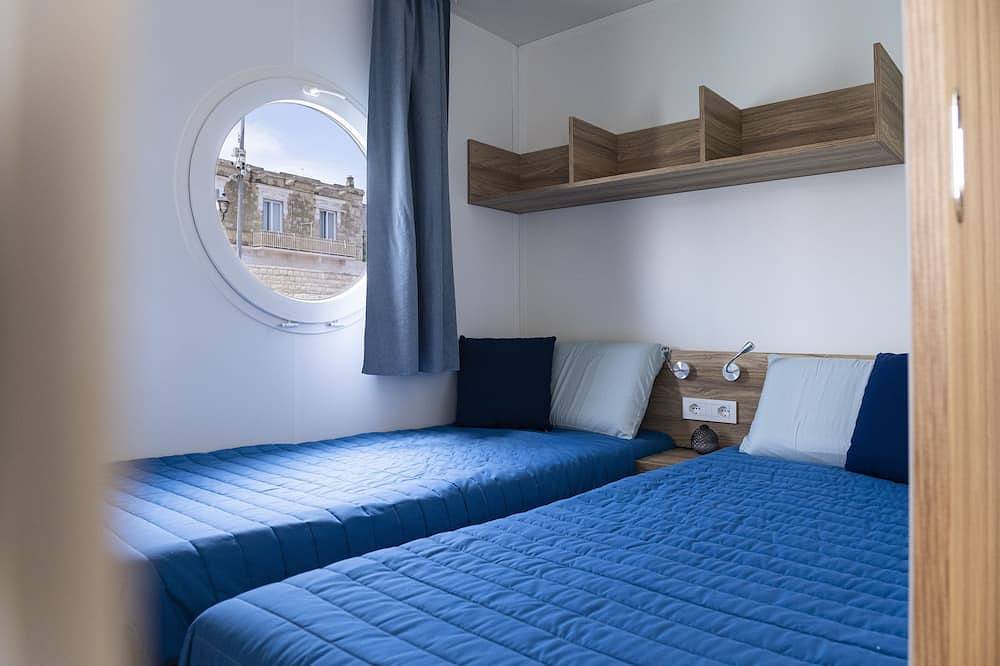 Houseboat in Bisceglie harbor in Bisceglie, Barletta-Andria-Trani