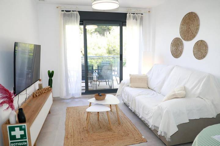 Apartamento de vacaciones para 6 personas, con jardín además de piscina y vistas, Se admiten mascotas - 1
