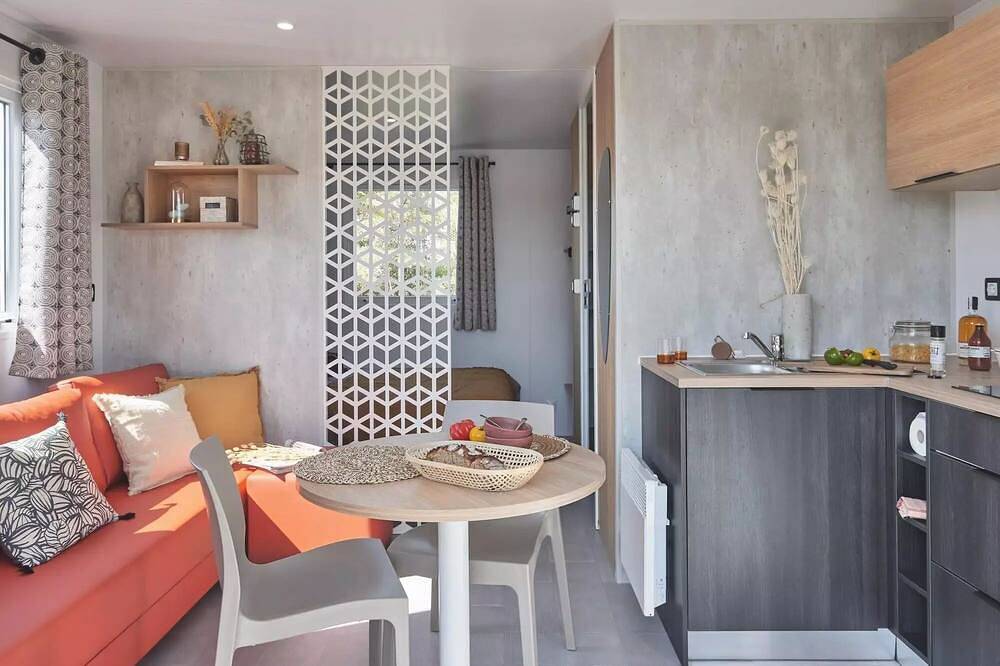 Mobilhome Bora 1 chambre 3 personnes in Raguénez, Névez