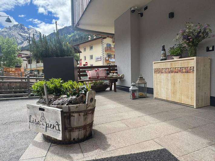 B&b per 2 persone, con Balcone e Terrazza nonché Panorama a Canazei