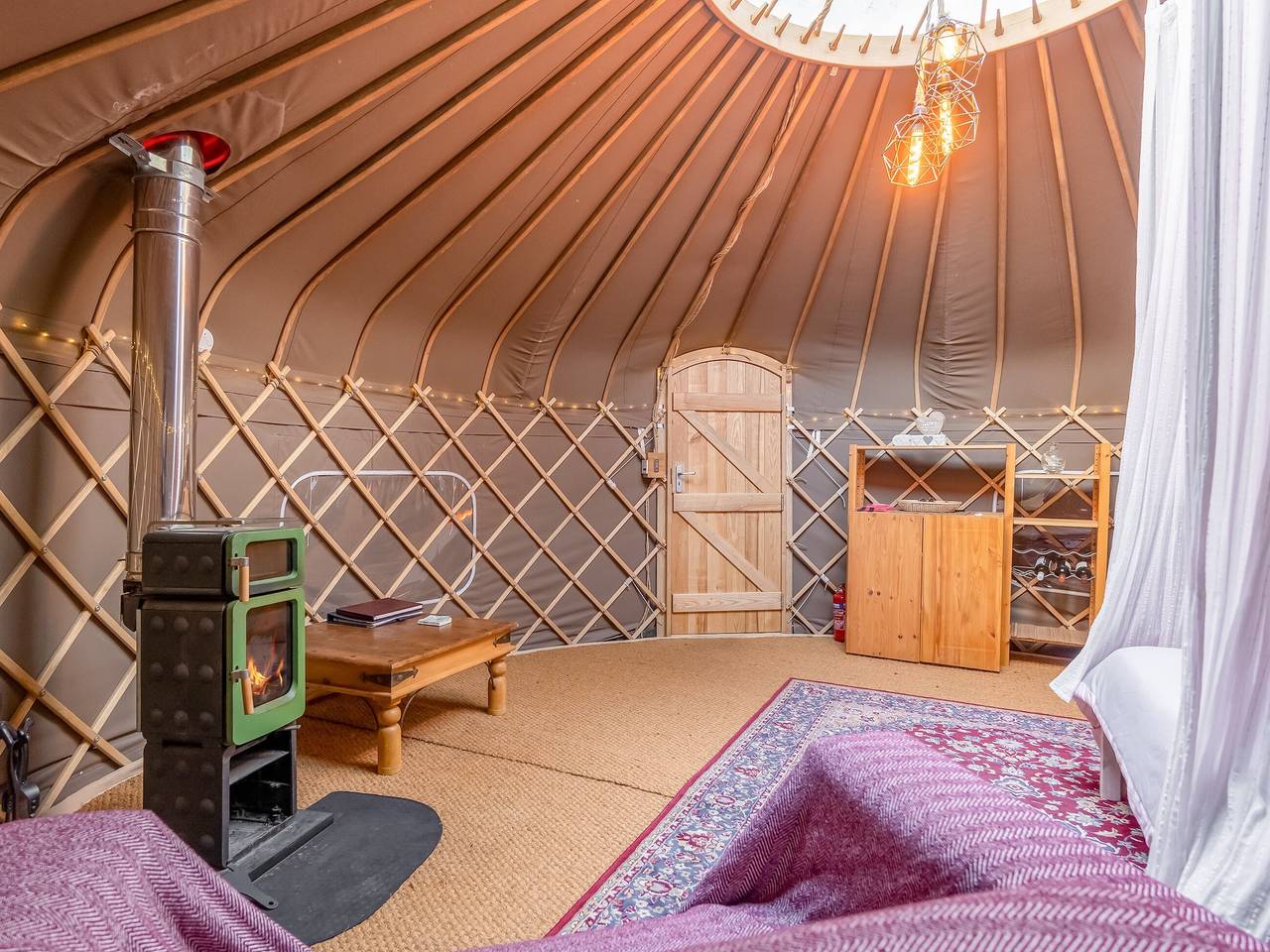 The Warren Yurt in Withyham, East Sussex