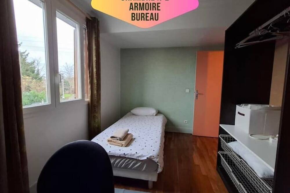 Villa Virginie jardin parking Rer D in Vigneux-sur-Seine, Essonne