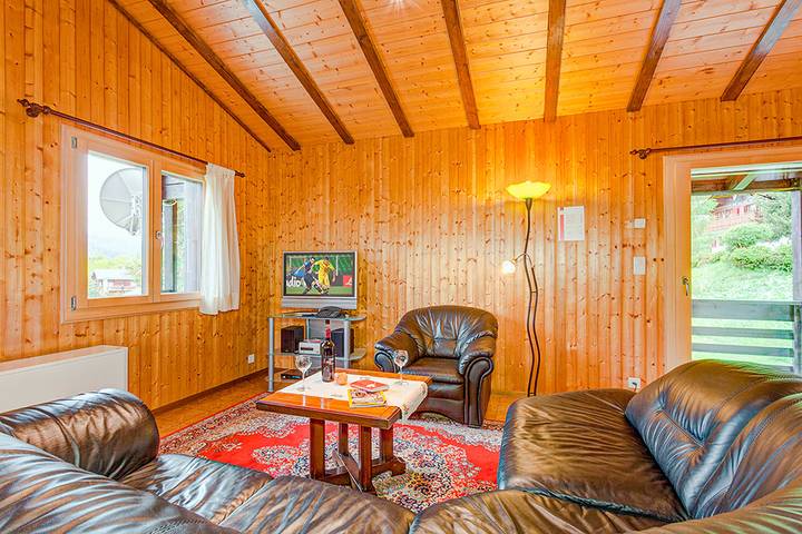 Ferienhaus für 6 Personen, mit Balkon und Terrasse sowie Garten und Ausblick in der Aletsch Arena - 4