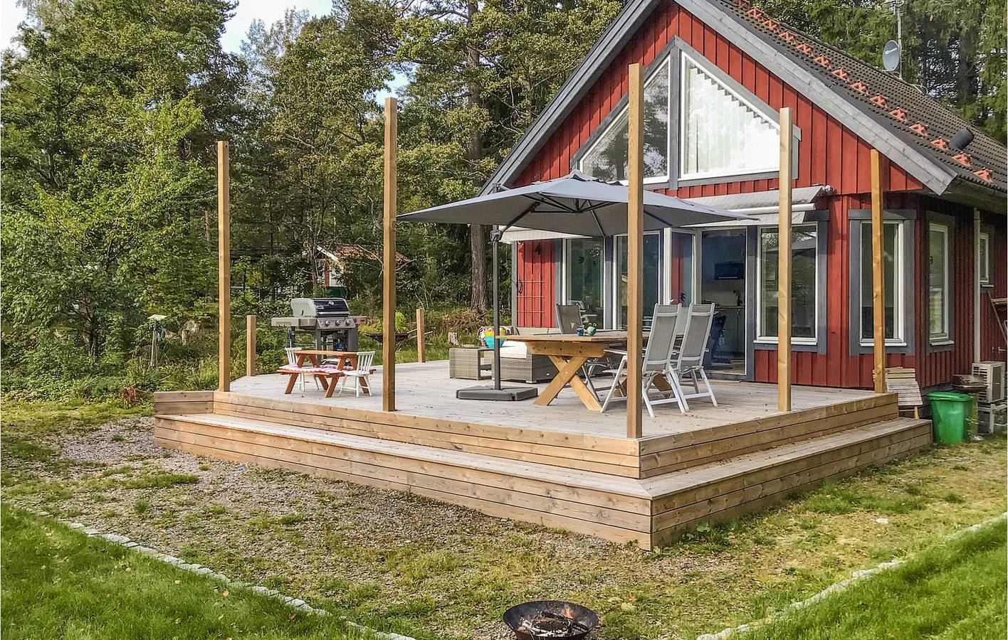 Ferienhaus für 5 Personen mit Terrasse in Stockholm und Umgebung