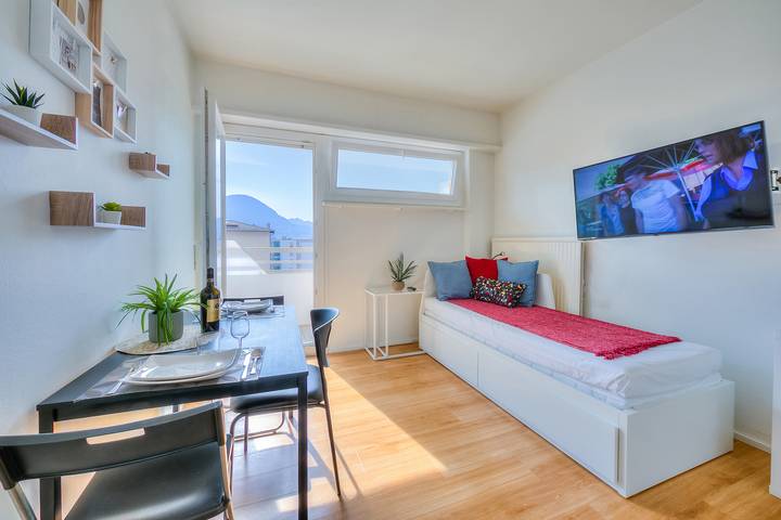 Gîte pour 2 personnes, avec balcon à Lugano - 3