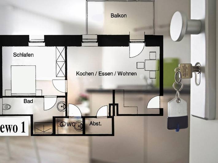 Ferienwohnung für 4 Personen, mit Balkon, kinderfreundlich in Bad Salzuflen - 3