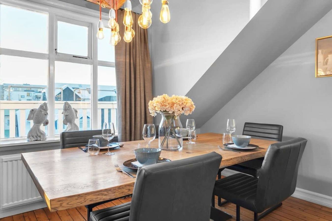 Ganze Wohnung, Ferienwohnung für 6 Personen mit Balkon in Tungan, Reykjavik
