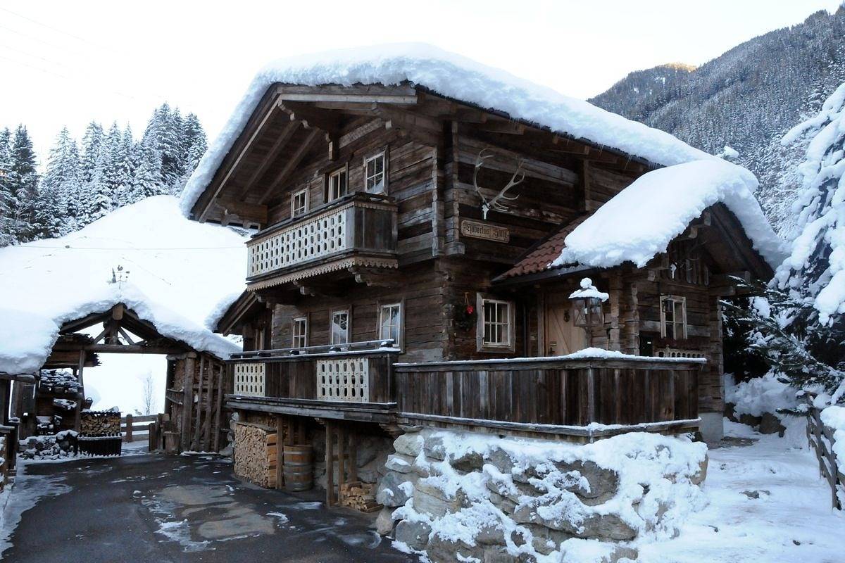 Hubertushütte in Mayrhofen, Alpes de Zillertal