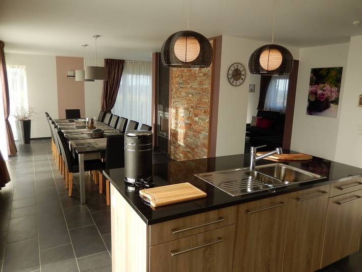 Maison de campagne pour 14 personnes, avec sauna ainsi que jardin et terrasse à Trois-Ponts - 3