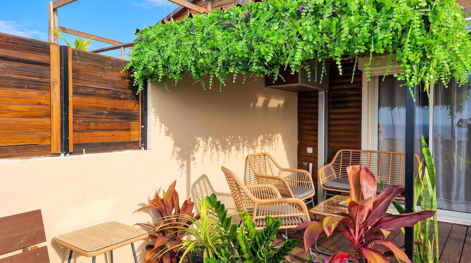 Ganze Wohnung, Wohnung mit Meerblick in Saint-Paul, 50 m², Terrasse in Saint-Paul, La Réunion