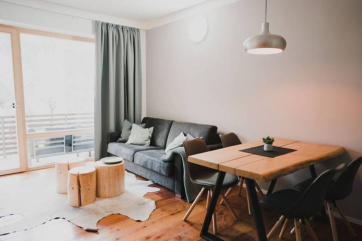 Ferienwohnung für 4 Personen, mit Sauna und Balkon, mit Haustier