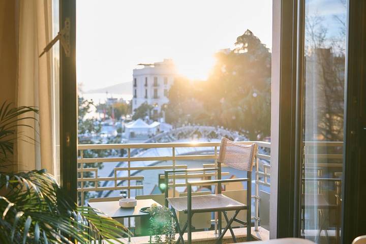 Ferienwohnung für 4 Personen, mit Terrasse und Ausblick, mit Haustier in Kavala Gemeinde