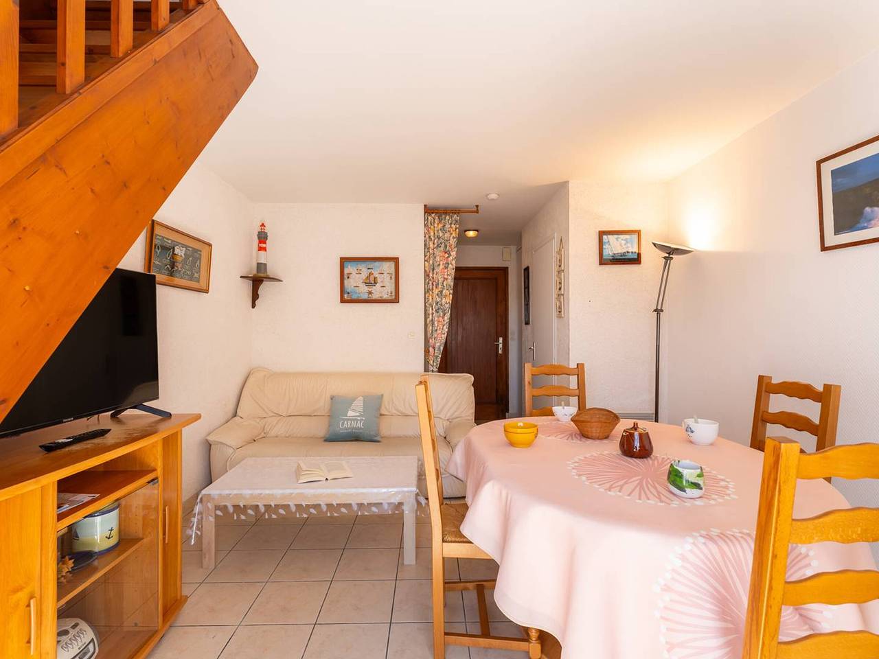 Reihenhaus in Locmariaquer, 4 Zimmer, 47m², Haustiere erlaubt in Locmariaquer, Côte des Mégalithes