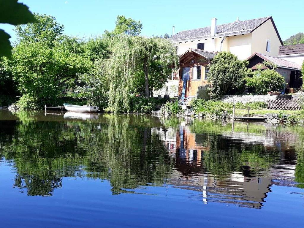 Uitzicht op kasteel Eichstätt in Eichstätt, Altmühltal