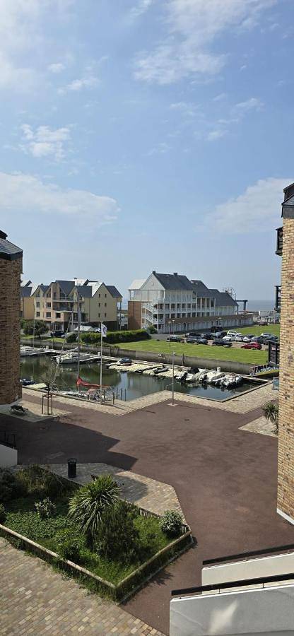 Gîte pour 3 personnes, avec balcon et vue, animaux acceptés dans Port Morny Deauville