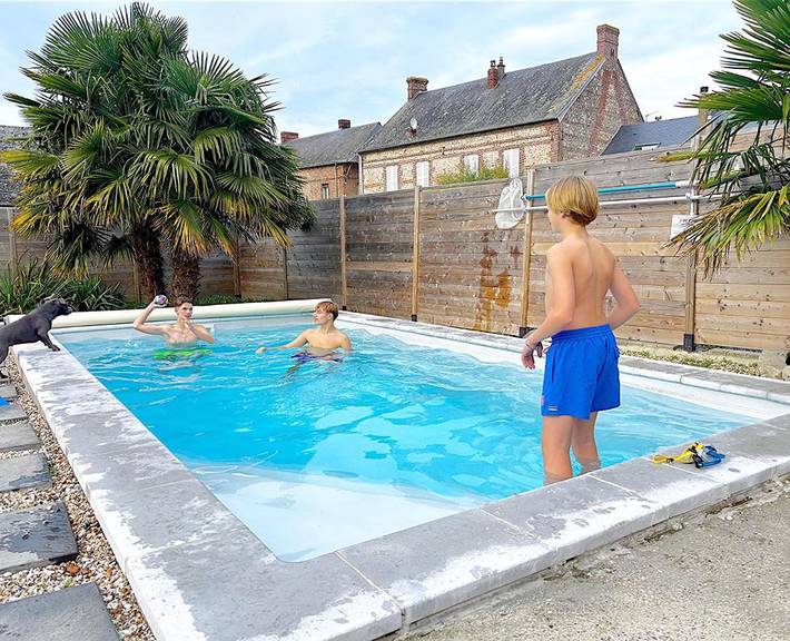 Location de vacances pour 14 personnes, avec jardin et piscine ainsi que jacuzzi et sauna, animaux acceptés à Vittefleur - 2