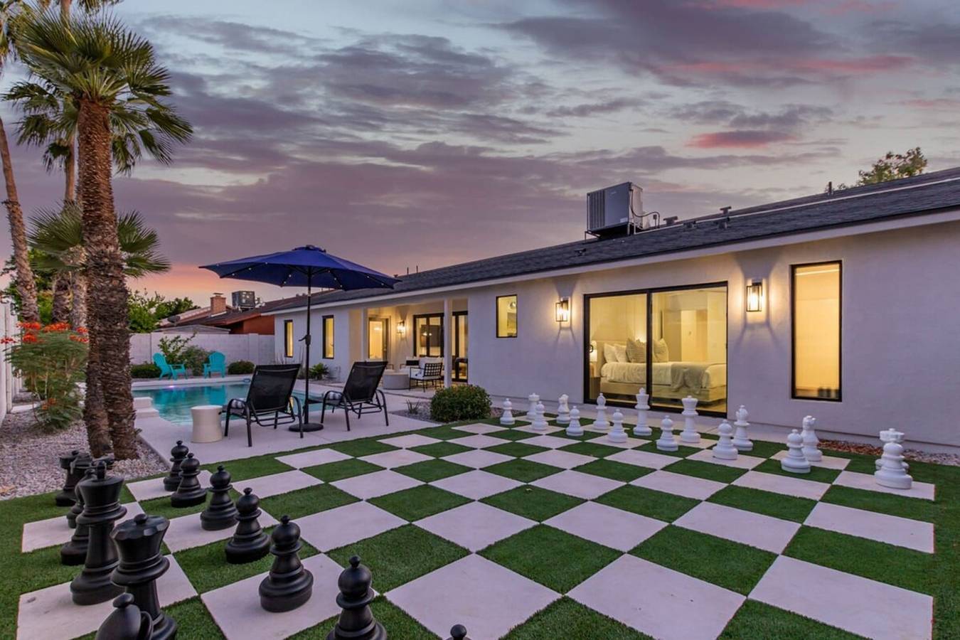 The Kingsley Custom Heated Pool Chef Kitchen Chess in Scottsdale, Maricopa County