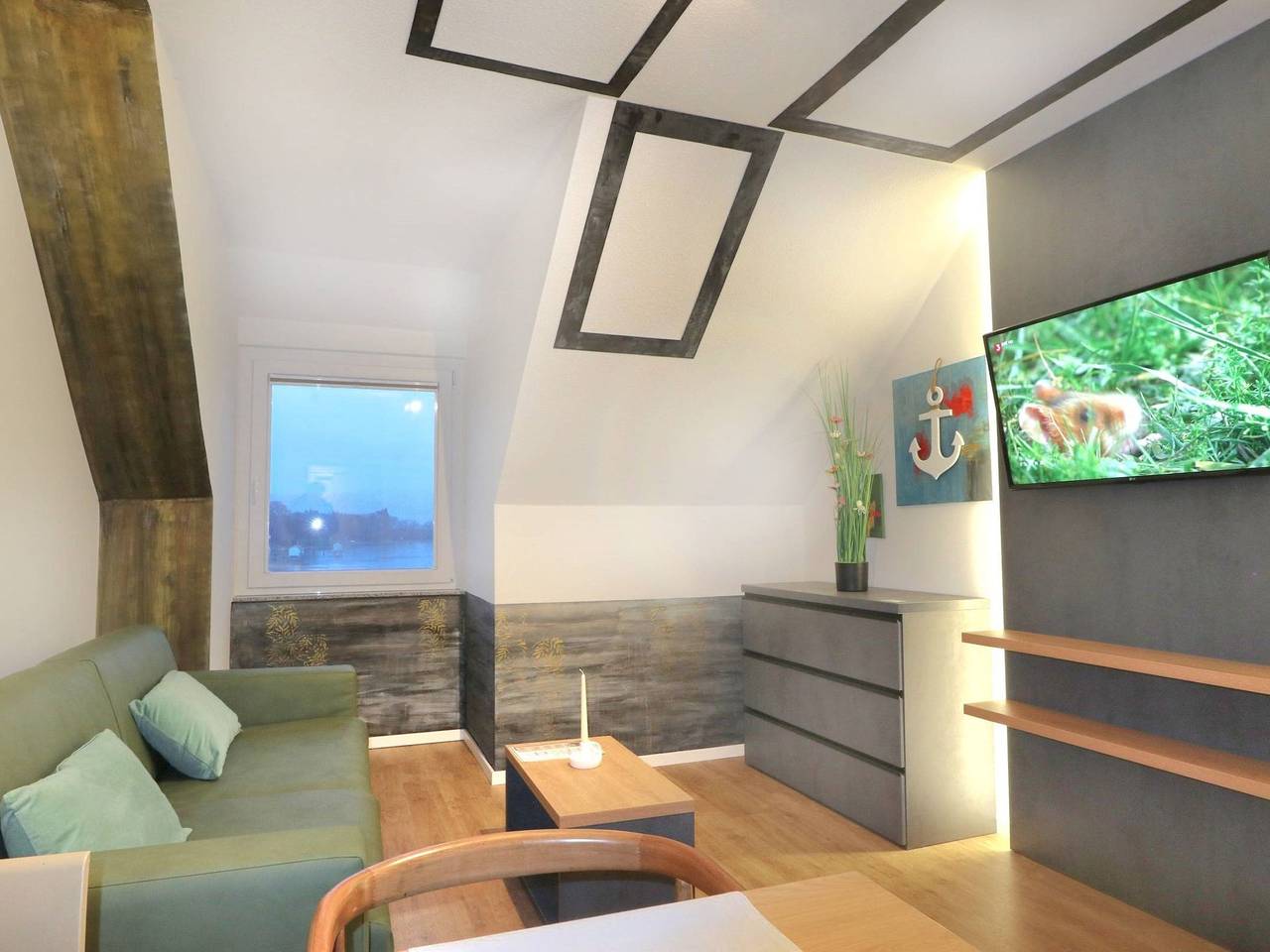 Ganze Ferienwohnung, Ferienwohnungen Da Salvatore - Apartment 09 mit Seeblick, 1 Schlafzimmer, max 4 Personen in Wasserburg (Bodensee), Bayerisch Schwaben