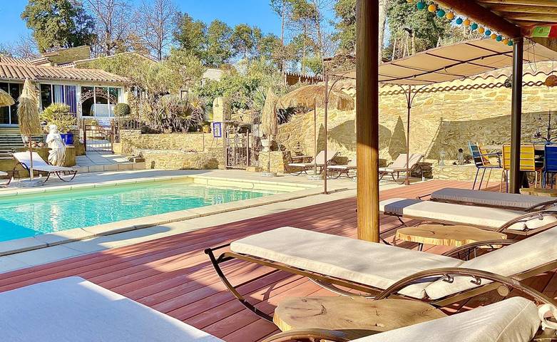 Gîte pour 3 personnes, avec terrasse ainsi que piscine et jardin, animaux acceptés dans le Gard - 2
