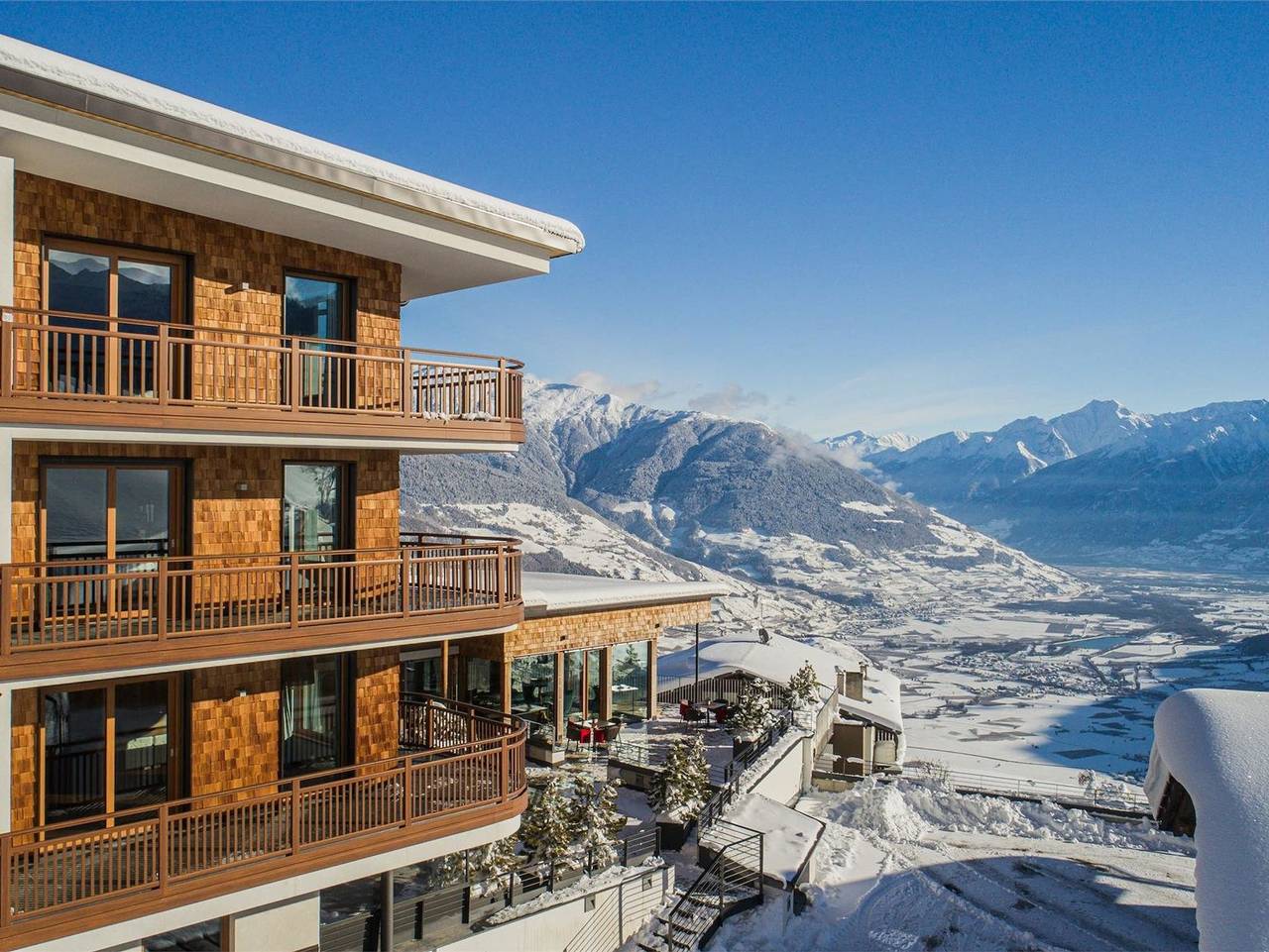 Panoramahotel Watles - Doppelzimmer Quadra in Mals, Südtirol