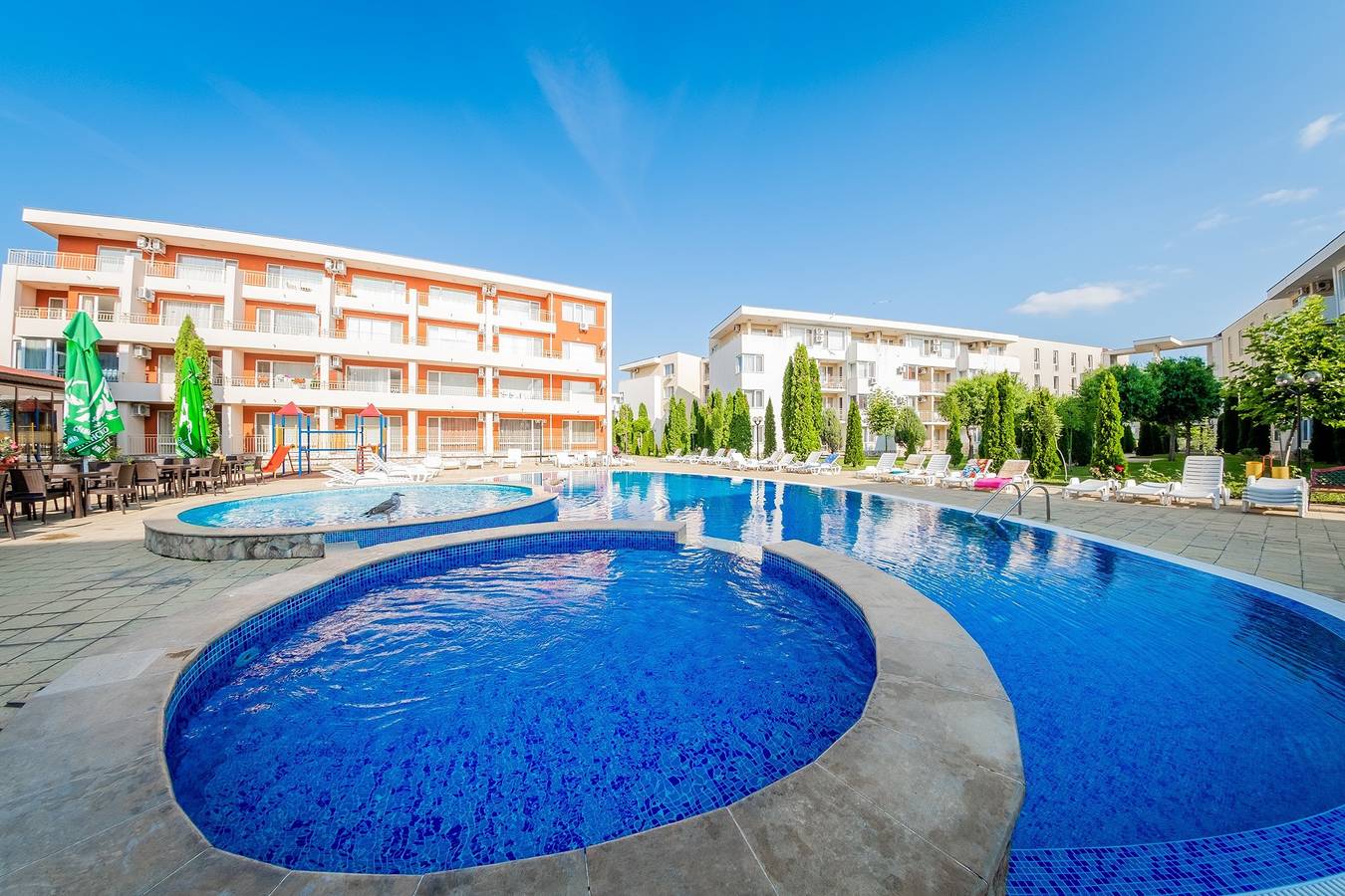 Ganze Ferienwohnung, Ferienwohnung für 6 Personen mit Terrasse in Sonnenstrand, Oblast Burgas