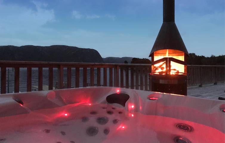 Ferienhaus für 11 Personen, mit Terrasse und Garten sowie Sauna und Ausblick in Farsund - 4