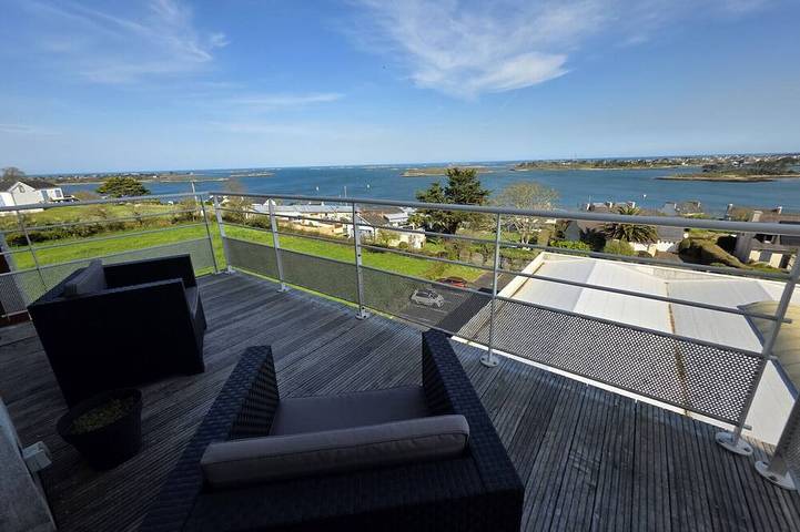 Gîte pour 6 personnes, avec jardin, animaux acceptés dans Port de l'Aber Wrac'h