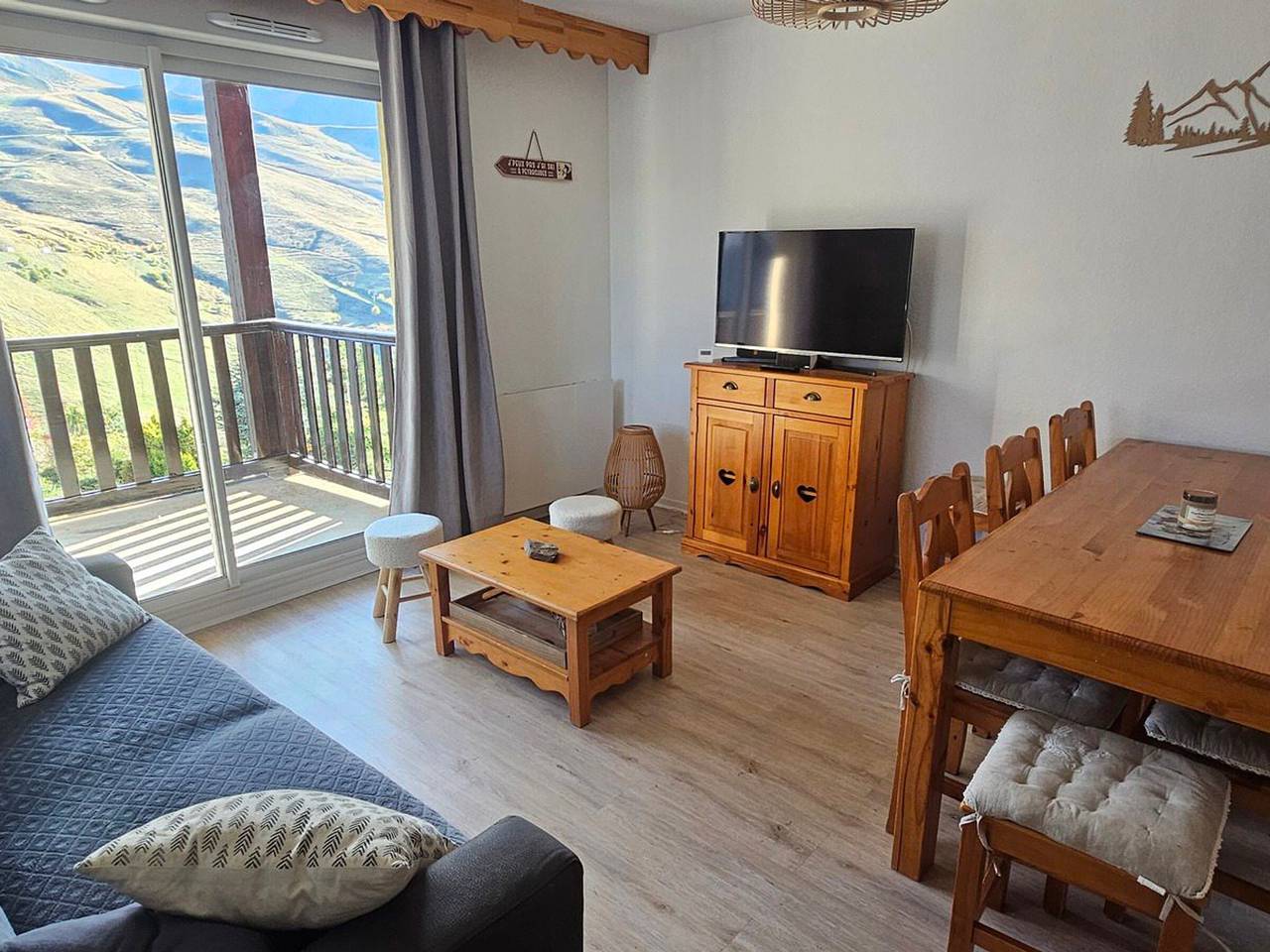 Apartamento entero, Apartamento 8 pers, Peyragudes, cerca de pistas y aparcamiento in Peyragudes, Pirineos franceses