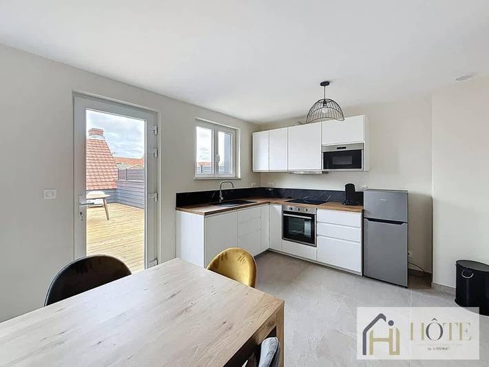 Gîte pour 4 personnes, avec terrasse dans Office De Tourisme De Bray Dunes - 2