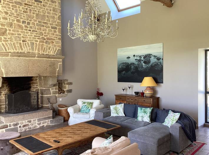 Gîte pour 10 personnes, avec jardin à La Lucerne-d'Outremer - 4