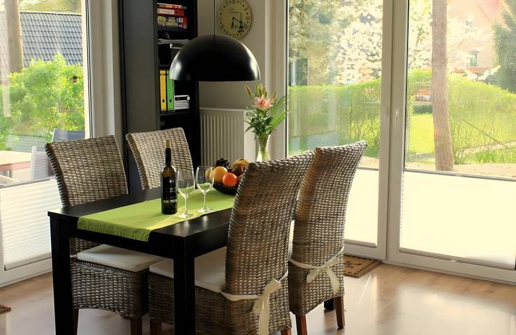 Ferienwohnung für 4 Personen, mit Garten und Sauna an der Müritz