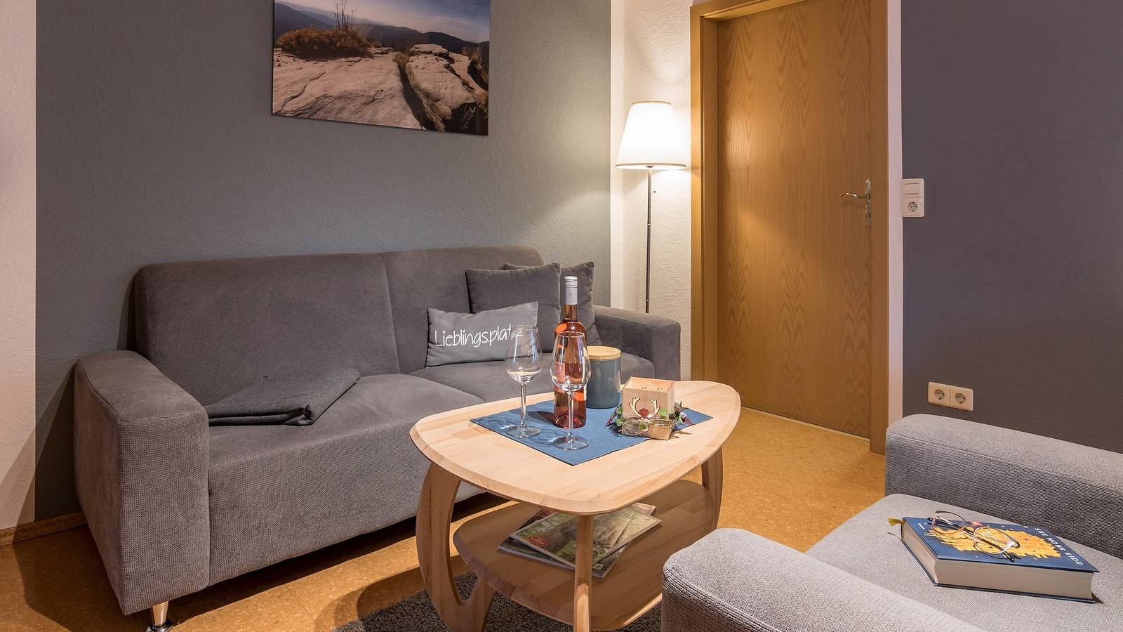 Ganze Wohnung, Ferienwohnungen Huber: Ferienwohnung Bergblick mit 55 qm, 2 Schlafzimmer, max. 3 Personen in Bad Peterstal-Griesbach, Mittlerer Schwarzwald