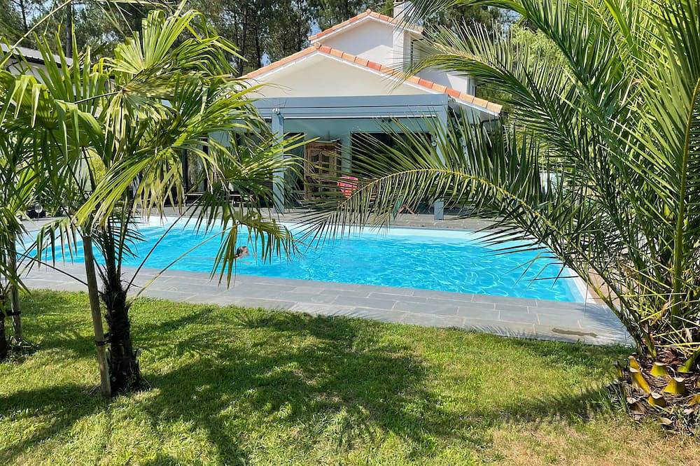 Villa with heated pool and secure 8 pers calm and comfort in Seignosse, Côte d’Argent