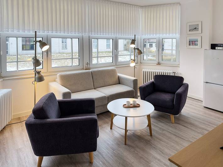 Ferienwohnung für 3 Personen, mit Garten und Sauna in Wittdün