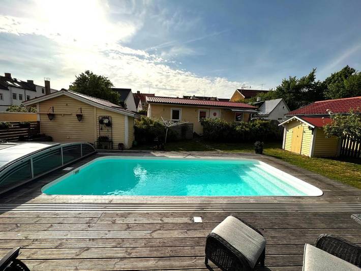 Ferienhaus für 4 Personen, mit Terrasse und Pool - 1