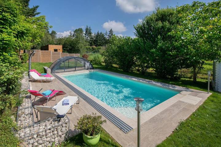 Gîte pour 2 personnes, avec piscine et sauna ainsi que jardin et jacuzzi à Monteaux - 3