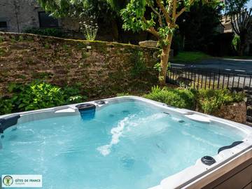Gîte pour 12 personnes, avec jacuzzi et terrasse, animaux acceptés à Canet-de-Salars
