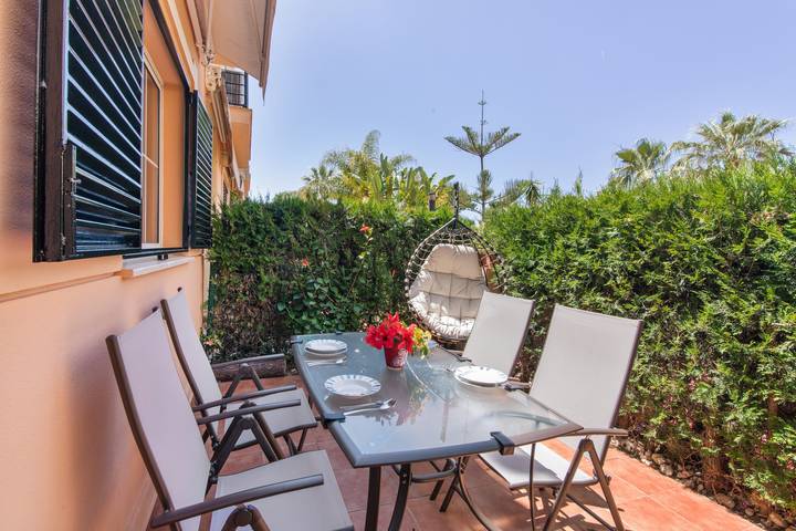 Ferienhaus 'Islantilla' mit Gemeinschaftspool, privater Terrasse und Wlan in Islantilla, Isla Cristina