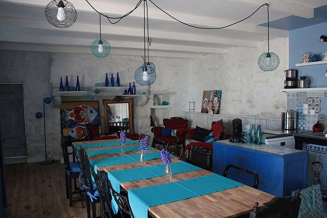 Maison d'hôtes Les Bulles Bleues - Chambre Bleu Galet in Pouldreuzic, Côte de Cornouaille