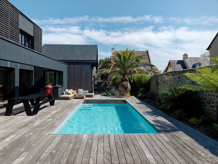 Villa pour 8 personnes, avec piscine ainsi que terrasse et jardin à Saint-Malo - 2