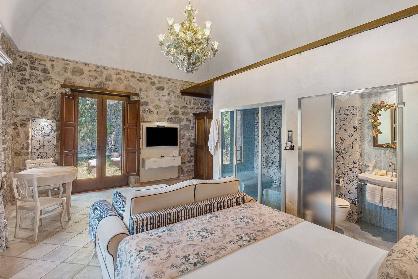 Ferienhaus 'Romantico Casale Di Lusso Con Spa' mit Meerblick, Wi-Fi und Klimaanlage in Conca dei Marini, Amalfiküste