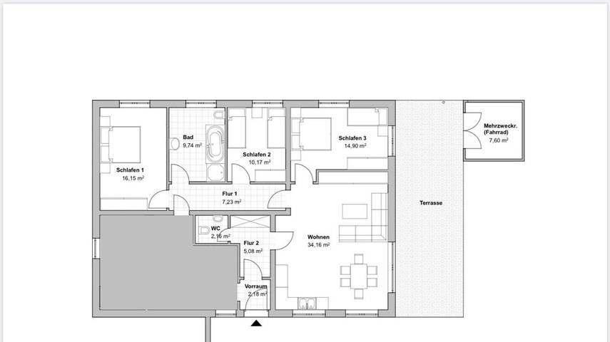 Ferienwohnung für 7 Personen, mit Terrasse und Garten sowie Sauna und Ausblick in Wermelskirchen - 3