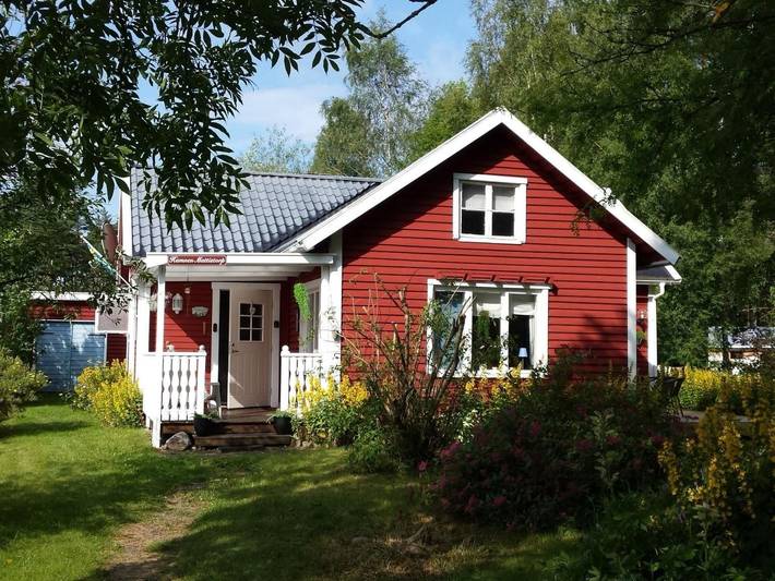 Hus för 6 Personer med terass in Karlsborg, Viken (sjö)
