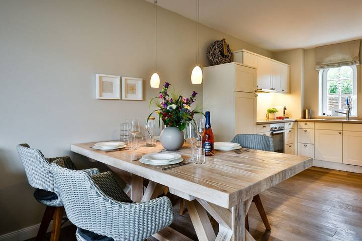 Ferienhaus für 4 Personen, mit Terrasse und Garten sowie Sauna in Tinnum